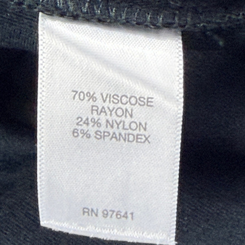 J. Jill Black Ponte Leggings Size M Center Seam Slim Leg Pull On‎ Pants NWT - Picture 12 of 12